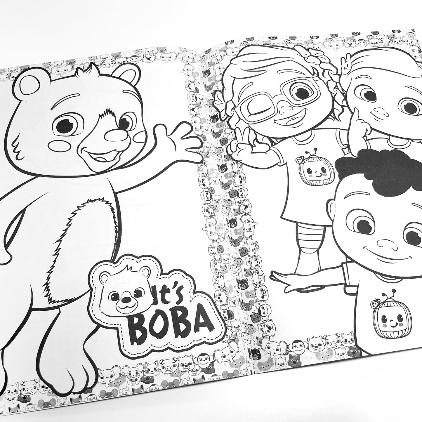 Cocomelon Bubble Sticker Colouring Book