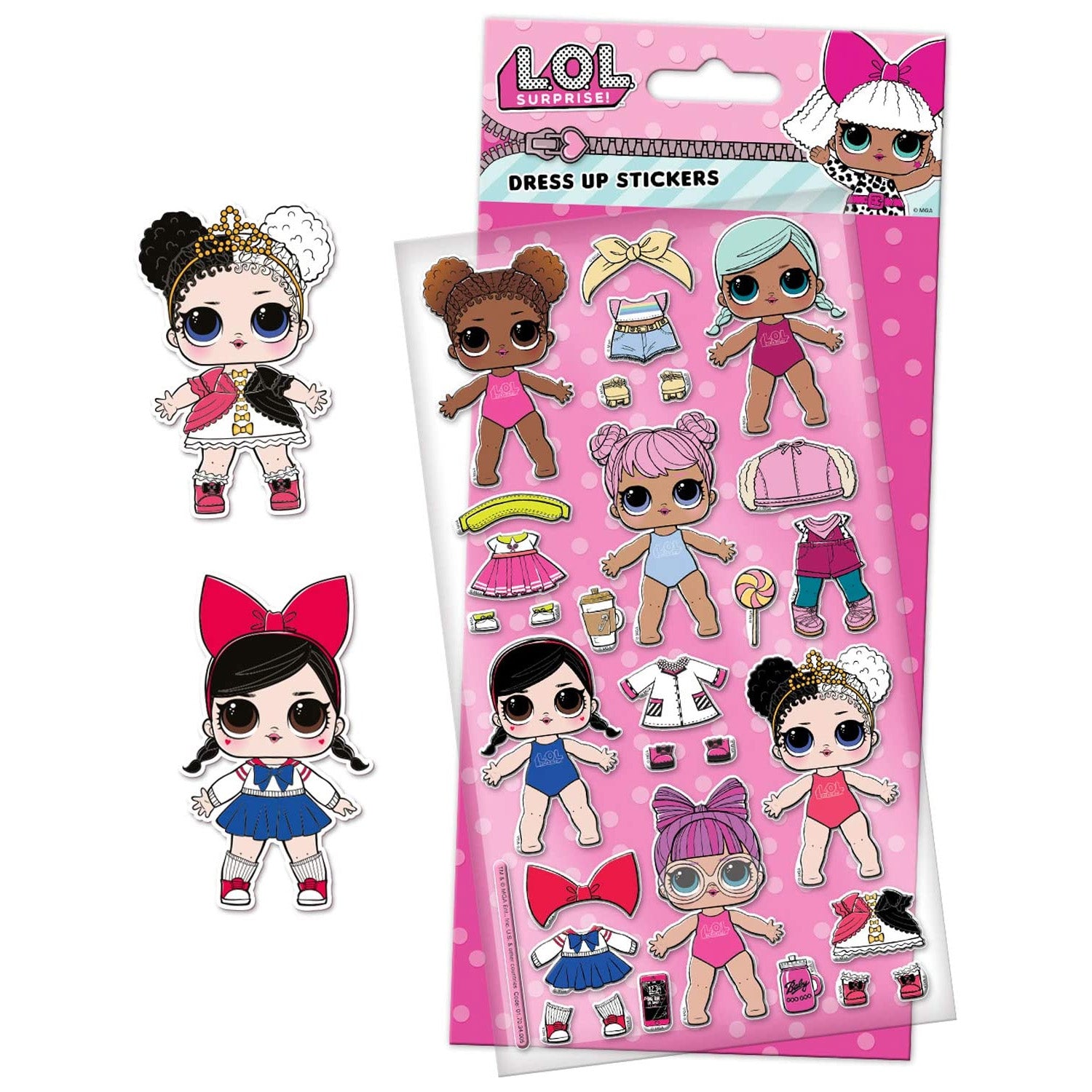L.O.L. surprise Chunky Foam Dress Up Stickers – Mans Wholesale Limited