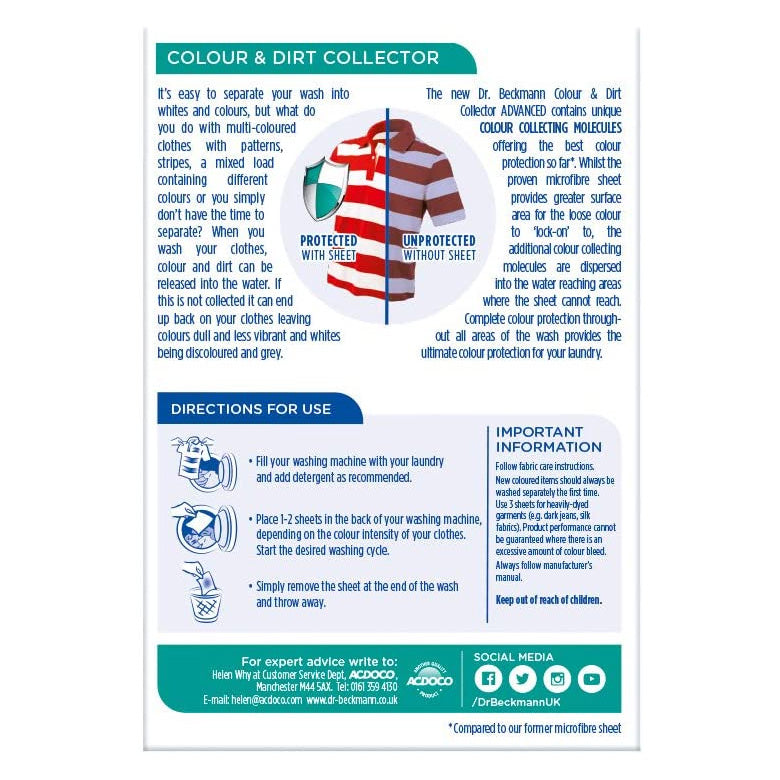 Colour & Dirt Collector 50 Sheets