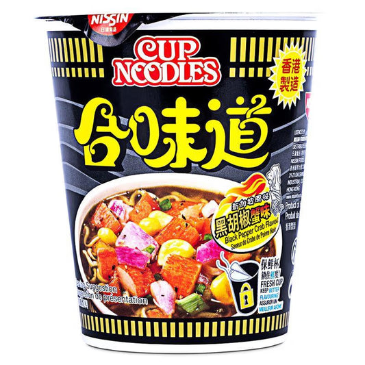 Nissin Cup Noodle (Black Pepper Crab Flavour)