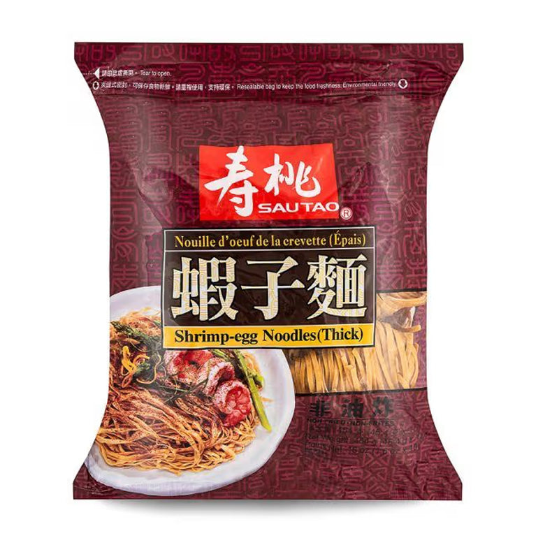 Sau Tao Shrimp Egg Noodle (Thick) 454g