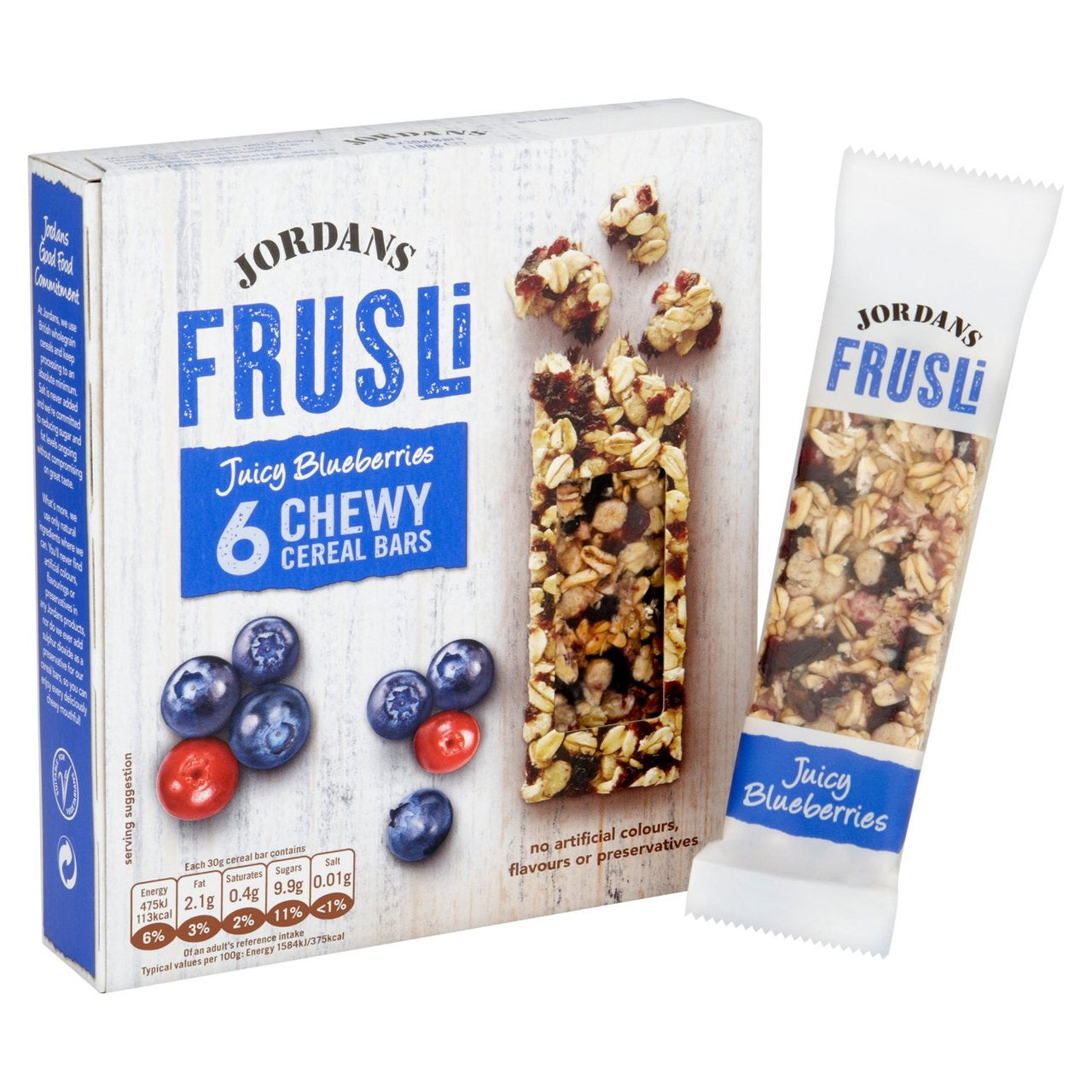 Blueberry Burst Frusli Cereal Bars 6 x 30g