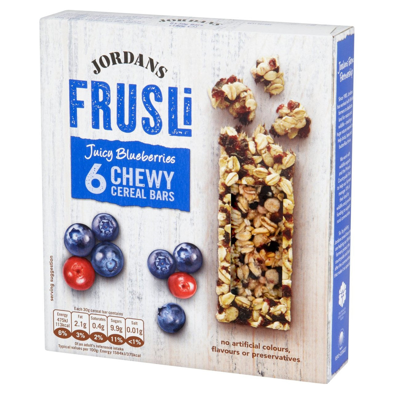 Blueberry Burst Frusli Cereal Bars 6 x 30g