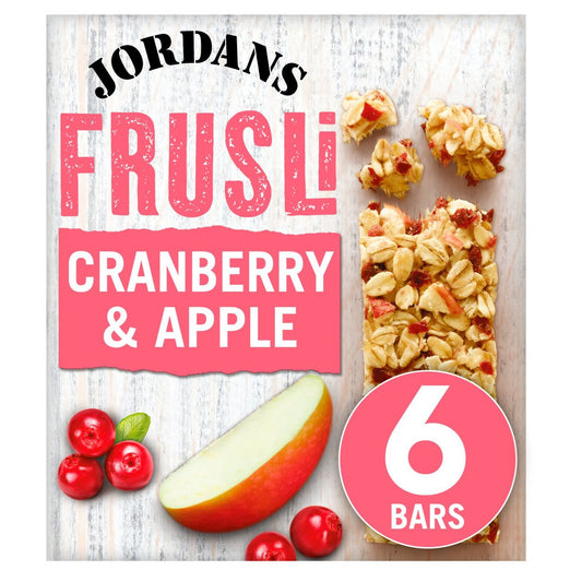 Cranberry & Apple Frusli Cereal Bars 6 x 30g