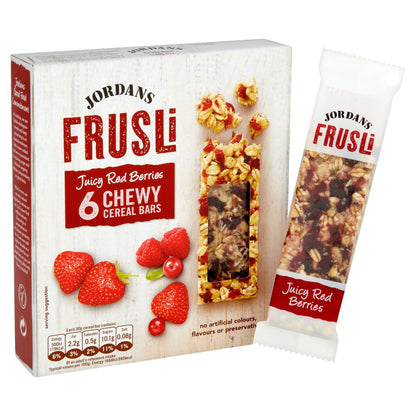 Red Berries Frusli Cereal Bars 6 x 30g