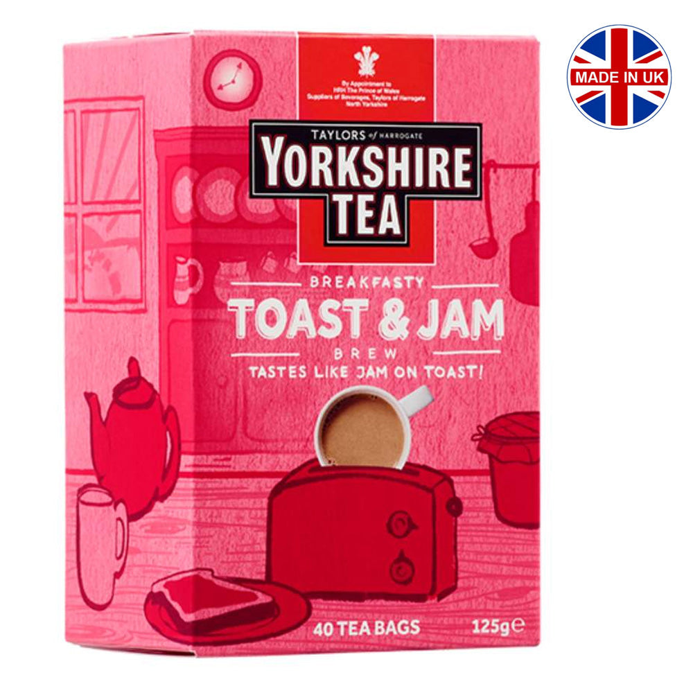 Yorkshire Tea Toast & Jam Brew 40 per pack