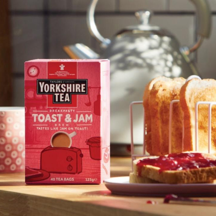 Yorkshire Tea Toast & Jam Brew 40 per pack