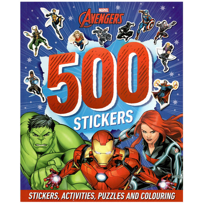 Avengers 500 Stickers activity book