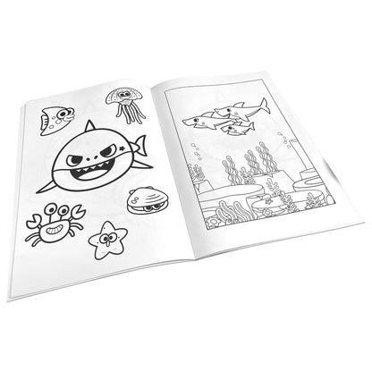 Baby Shark Colouring Book