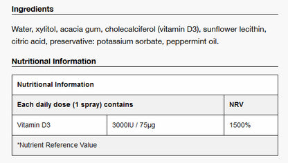 D3000 Vitamin D Oral Spray