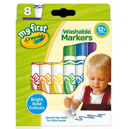 My First Crayola Washable Easy-Grip Markers 8 pieces