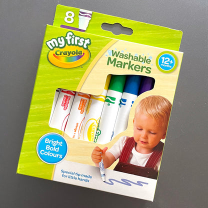 My First Crayola Washable Easy-Grip Markers 8 pieces