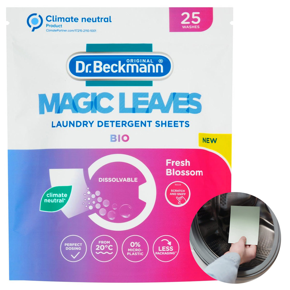 Magic Leaves Laundry Detergent Sheets BIO 25 sheets