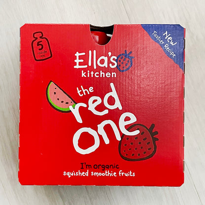 The Red One Organic Squished Fruit Pouch 5pk