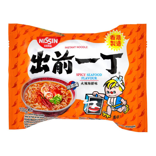 Nissin Spicy Seafood Flavour Instant Noodles (Kimchi)