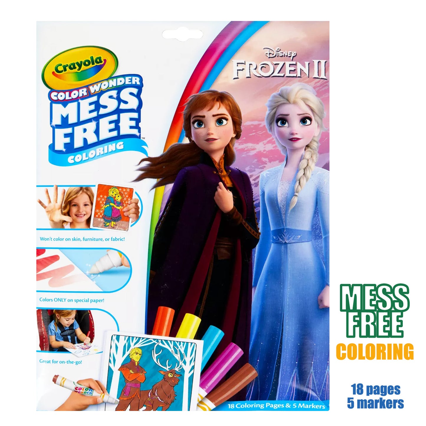 Color Wonder Frozen 2 Coloring Pages Set