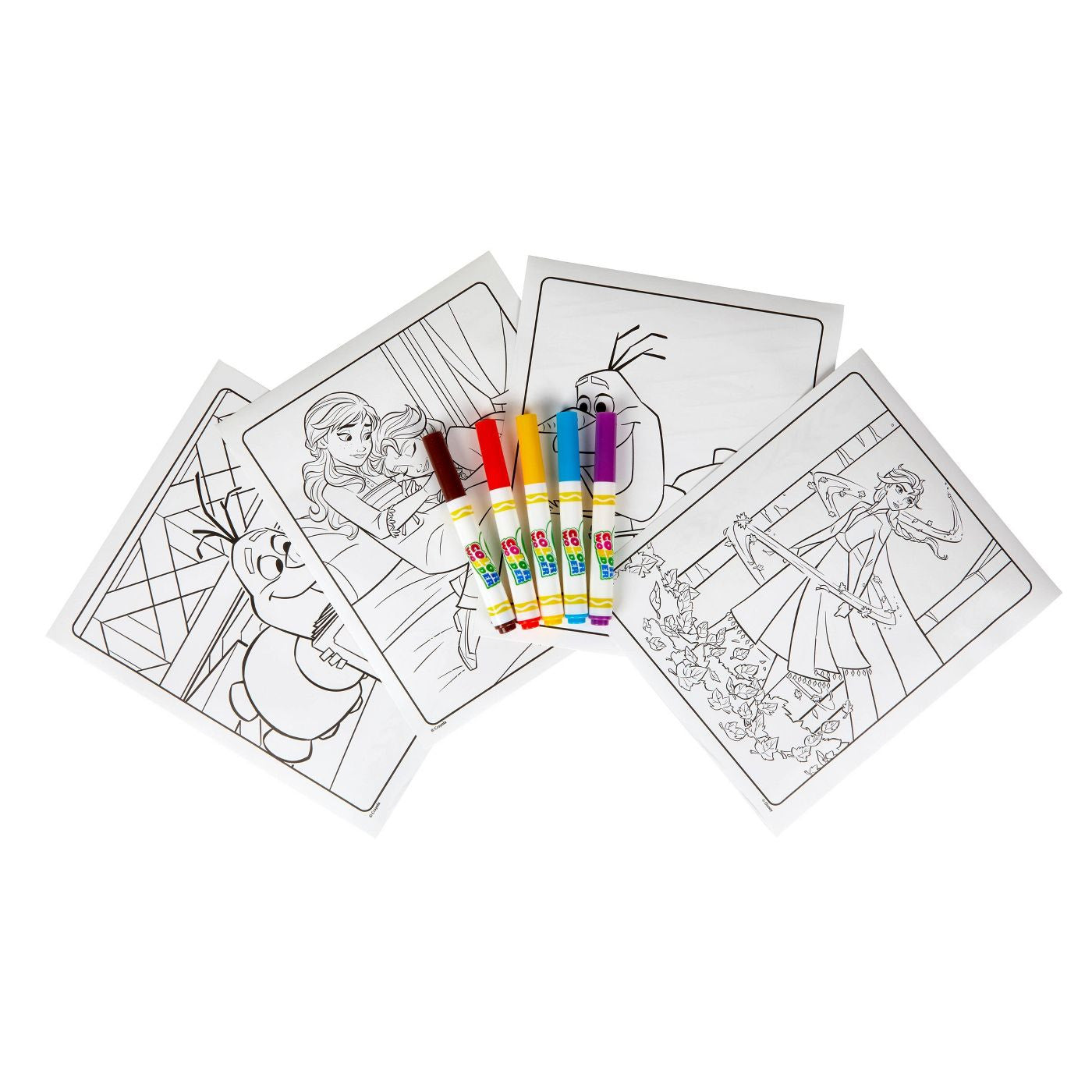 Color Wonder Frozen 2 Coloring Pages Set