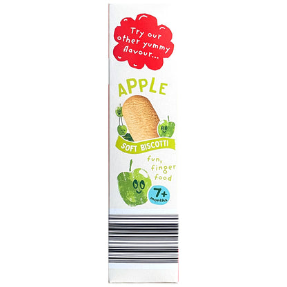 Organic Apple Soft Biscotti Biscuit 6x20g