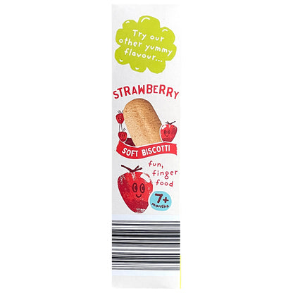 Organic Strawberry Soft Biscotti Biscuit 6x20g