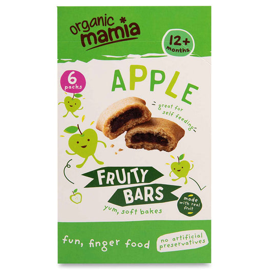 Organic Apple Fruity Bars 6x20g