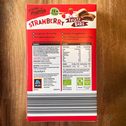 Organic Strawberry Fruity Bars 6x20g