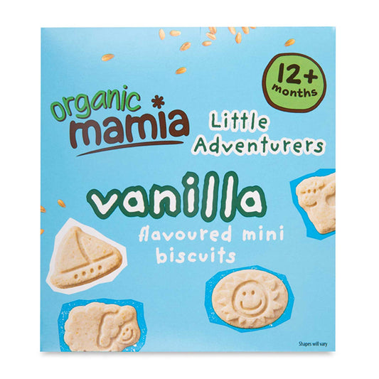 Mini Organic Vanilla Flavoured Biscuits 100g