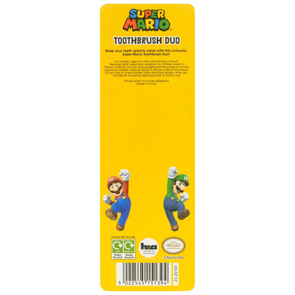 Mario & Luigi Toothbrush 2pk