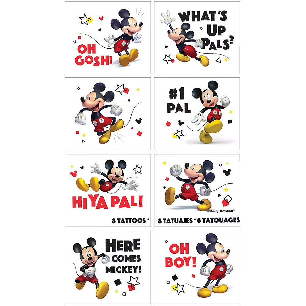 Mickey Mouse Tattoos 1 sheet