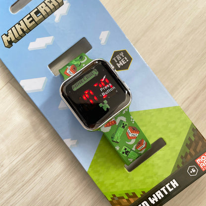 Minecraft LED Digital Watch