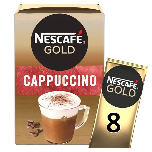 Gold Cappuccino Instant Coffee 8 Sachets