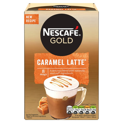 Gold Unsweetened Cappuccino Instant Coffee 8 Sachets