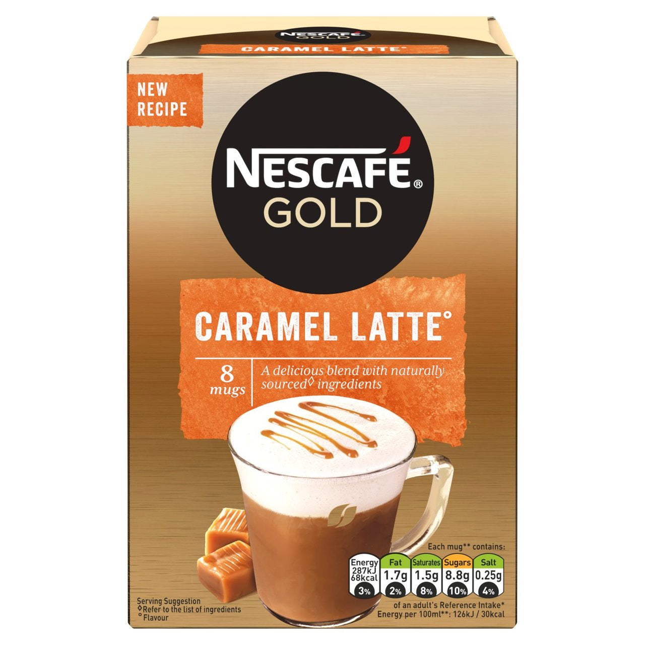 Gold Caramel Latte 8 Sachets