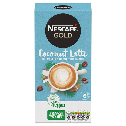 Non Dairy Coconut Milk Instant Coffee 6 Sachets