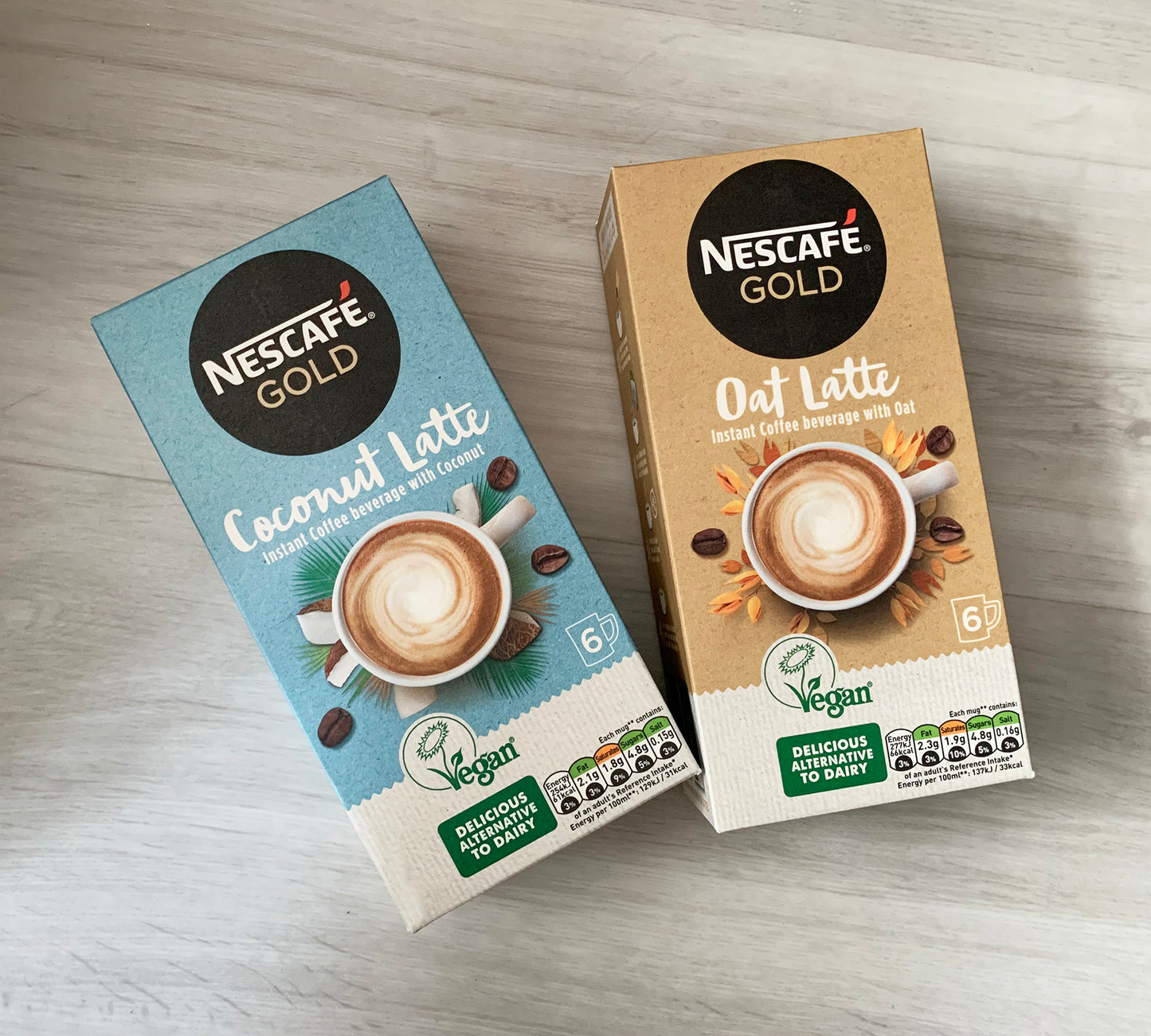 Non Dairy Oat Latte Instant Coffee 6 Sachets