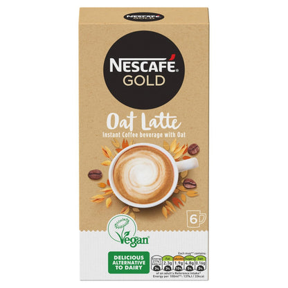 Non Dairy Oat Latte Instant Coffee 6 Sachets