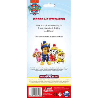 Paw Patrol Chunky Foam Dress Up Stickers