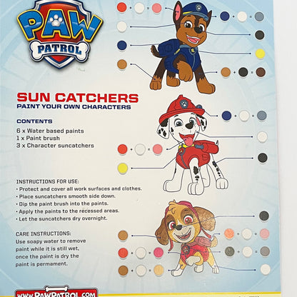 Paw Patrol Sun Catchers Craft set