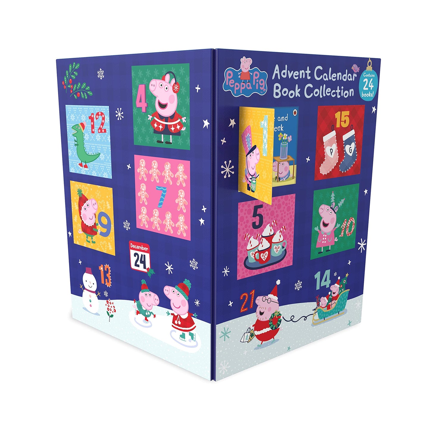 Peppa Pig Advent Book Collection 24 books (published in 2022)