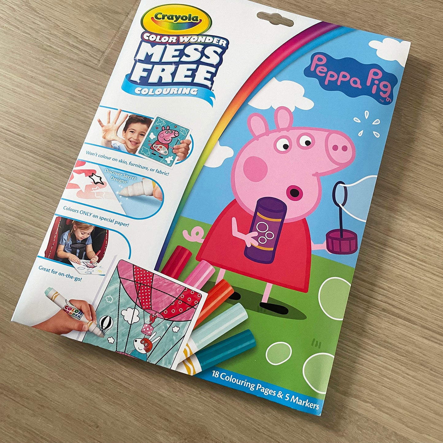 Color Wonder Peppa Pig Coloring Pages Set