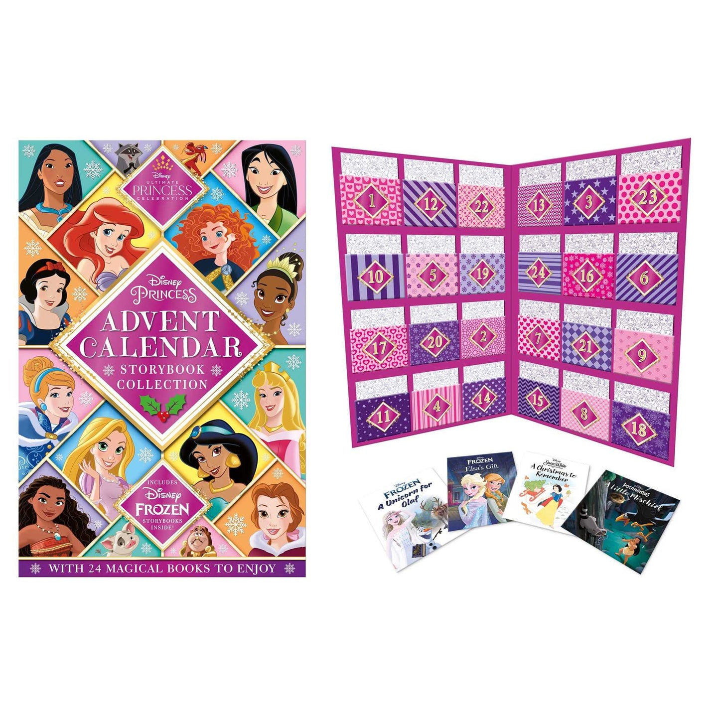 Disney Princess Advent Book Collection 24 books (published in 2022)