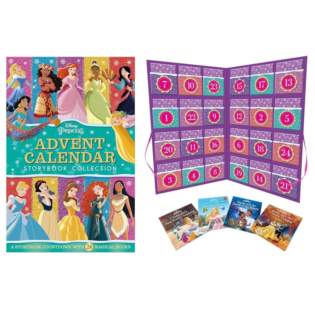 Disney Princess Advent Book Collection 24 books (published in 2023)