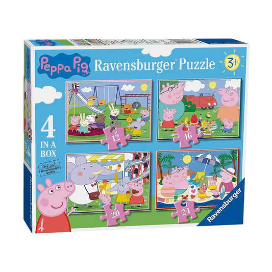 Peppa Pig 4 in a Box Jigsaw Puzzle