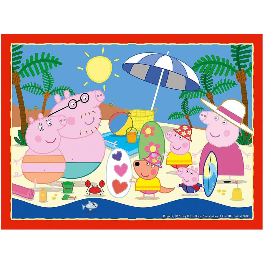 Peppa Pig 4 in a Box Jigsaw Puzzle