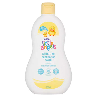 Child Sensitive Head to Toe Wash Unscented 500ml