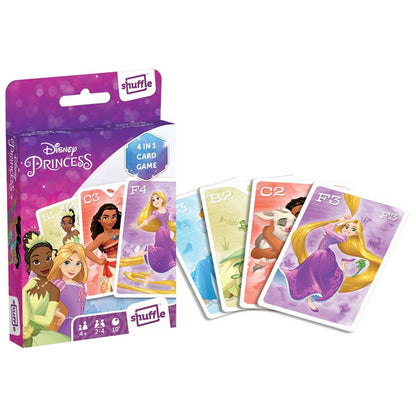 SHUFFLE Fun 4-in-1 PRINCESS Card Game