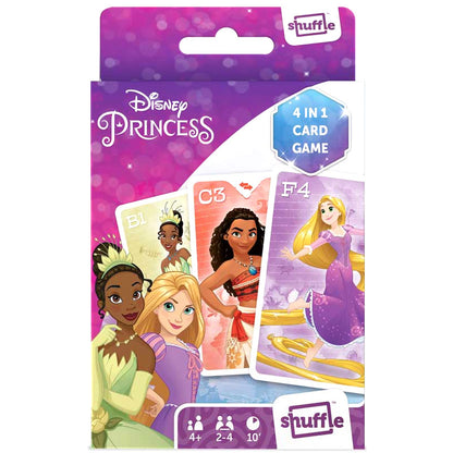 SHUFFLE Fun 4-in-1 PRINCESS Card Game