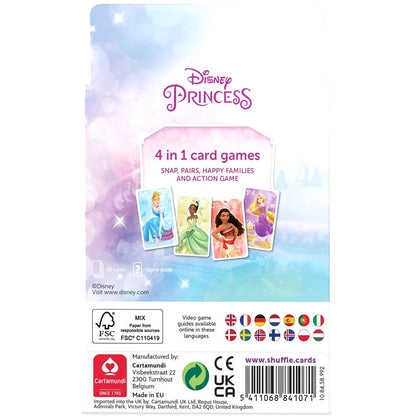 SHUFFLE Fun 4-in-1 PRINCESS Card Game