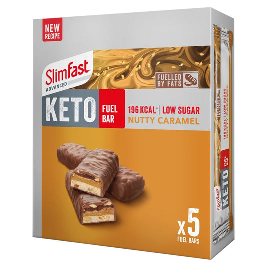 Advanced Nutty Caramel Keto Fuel Bar Multipack 5x46g