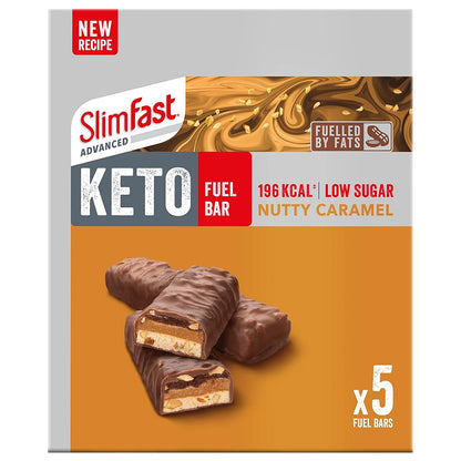 Advanced Nutty Caramel Keto Fuel Bar Multipack 5x46g