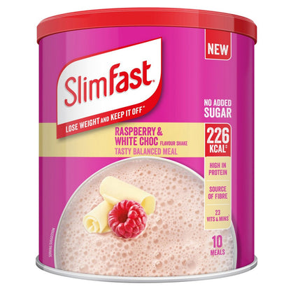 Raspberry & White Chocolate Meal Shake Powder 10 Meals 365g